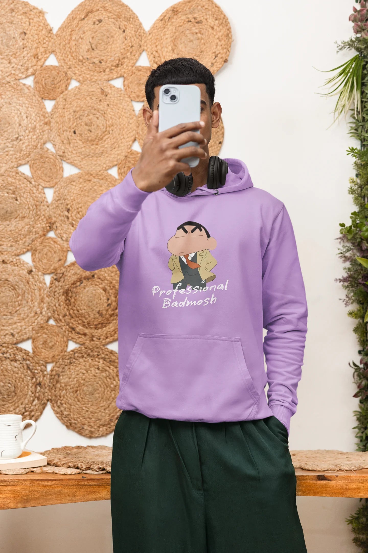 Professional Badmosh | Shinchan | Premium Unisex Winter Hoodie
