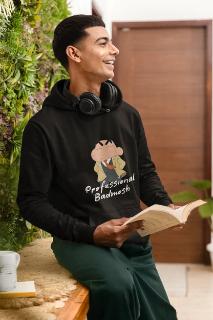 Professional Badmosh | Shinchan | Premium Unisex Winter Hoodie