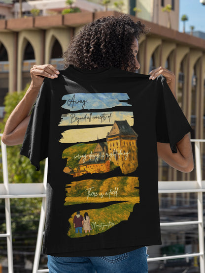 Beyond All Concepts | Filmy | Dropped Sleeve Unisex Tee