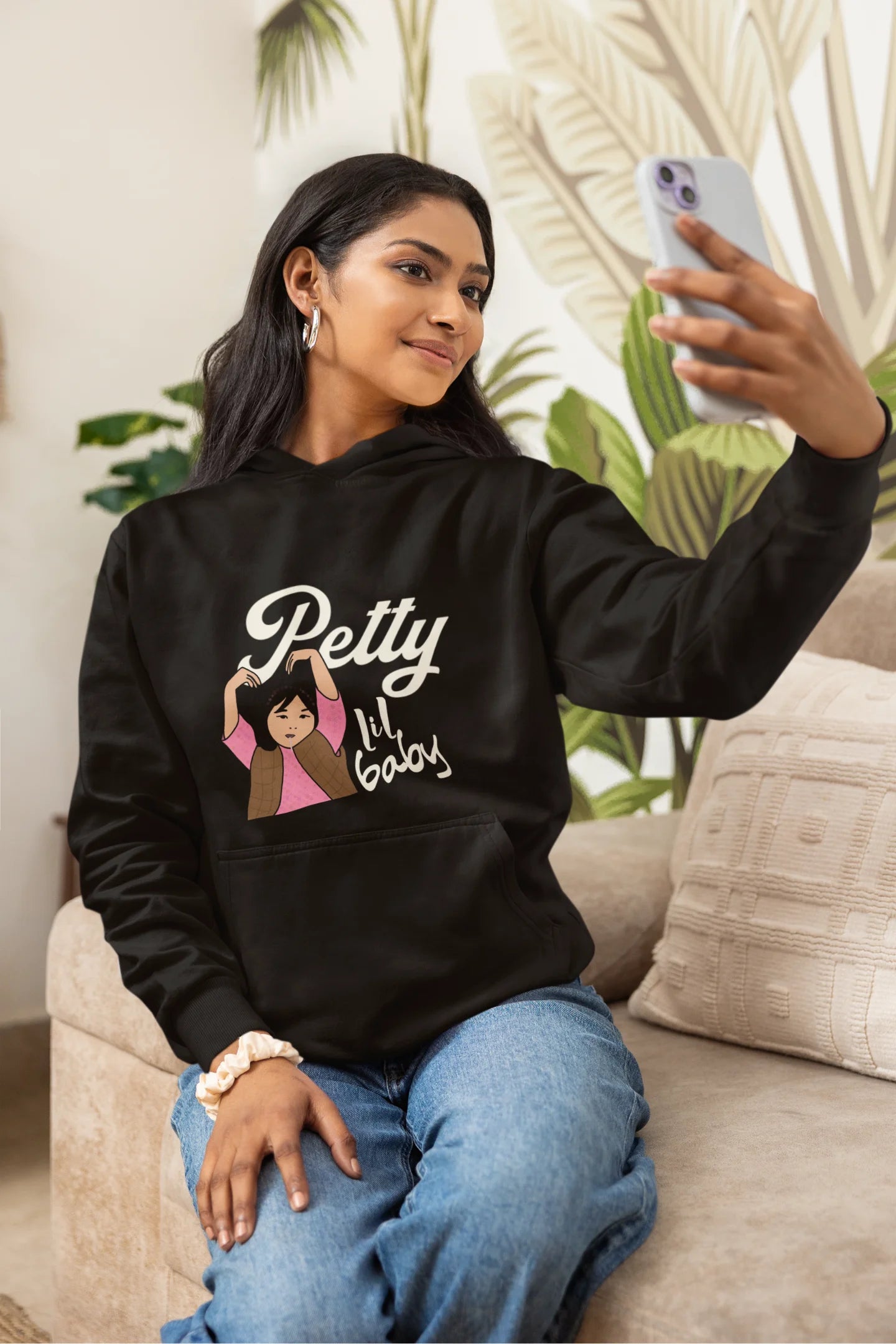 Petty Little Baby | Meme Market  | Premium Unisex Winter Hoodie