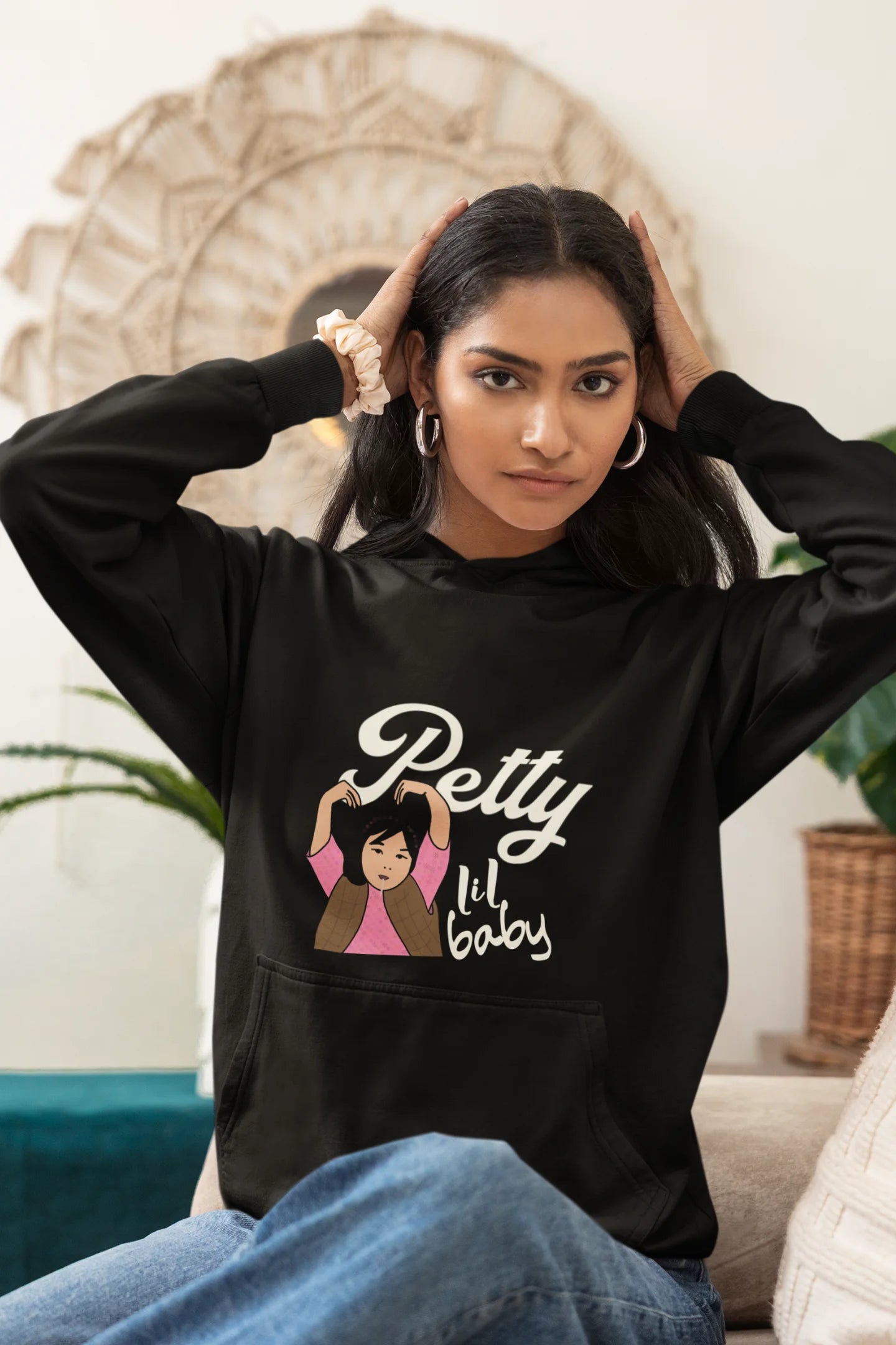 Petty Little Baby | Meme Market  | Premium Unisex Winter Hoodie