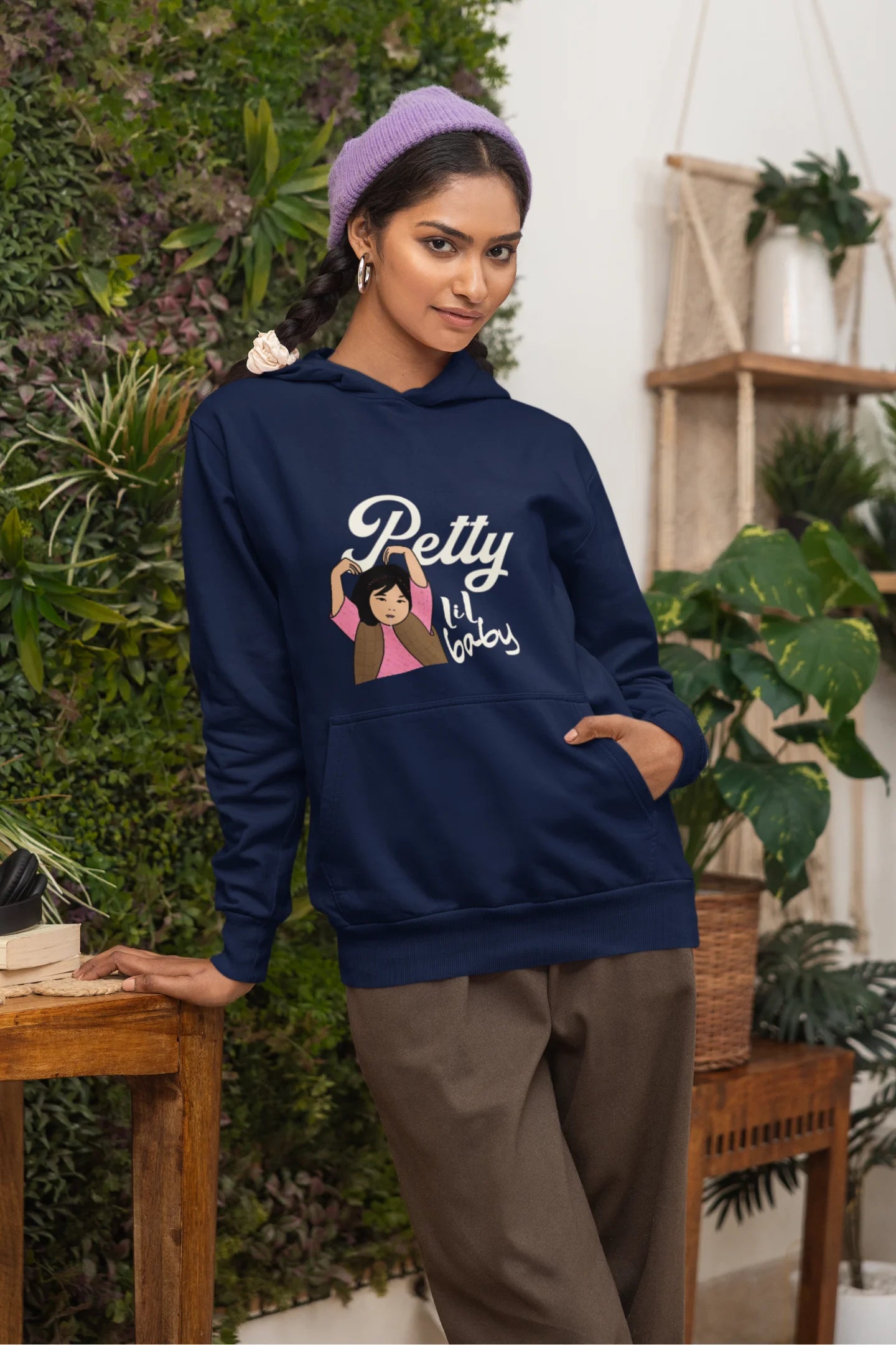 Petty Little Baby | Meme Market  | Premium Unisex Winter Hoodie