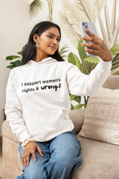 Right & Wrongs | Meme Market  | Premium Unisex Winter Hoodie