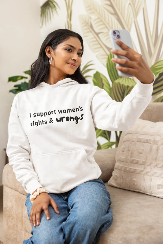 Right & Wrongs | Meme Market  | Premium Unisex Winter Hoodie