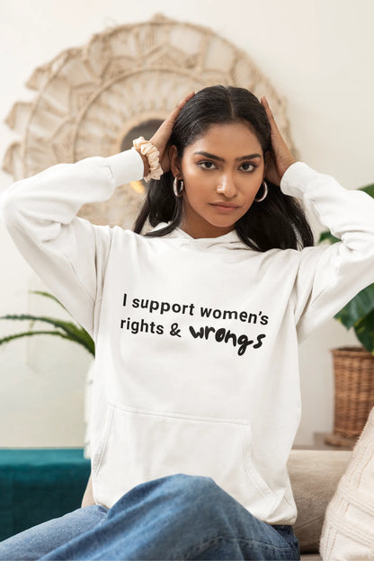 Right & Wrongs | Meme Market  | Premium Unisex Winter Hoodie