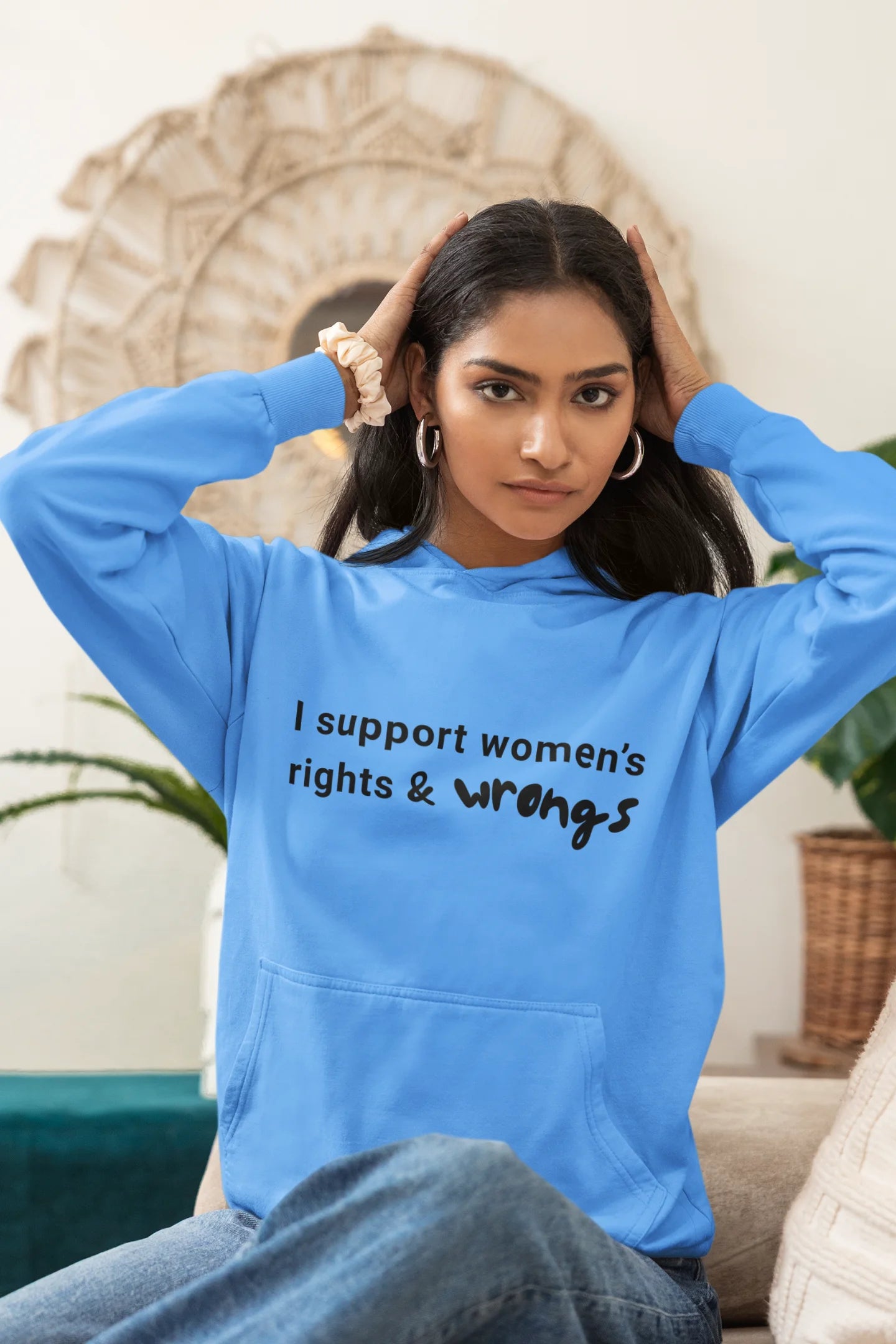 Right & Wrongs | Meme Market  | Premium Unisex Winter Hoodie