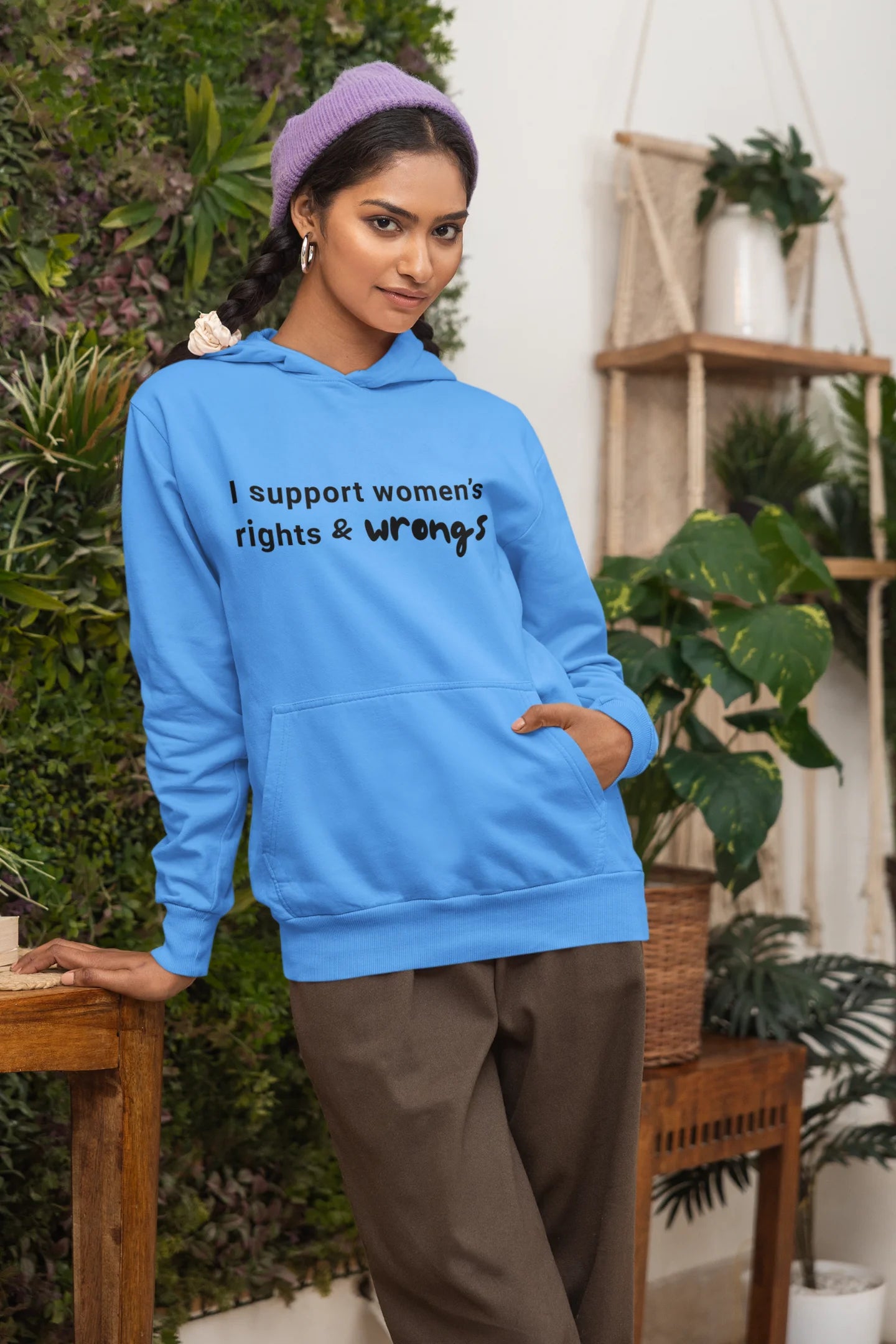 Right & Wrongs | Meme Market  | Premium Unisex Winter Hoodie