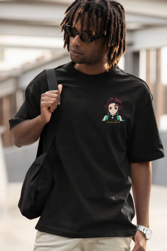 Demon Slayer | Anime | Dropped Sleeve Unisex Tee