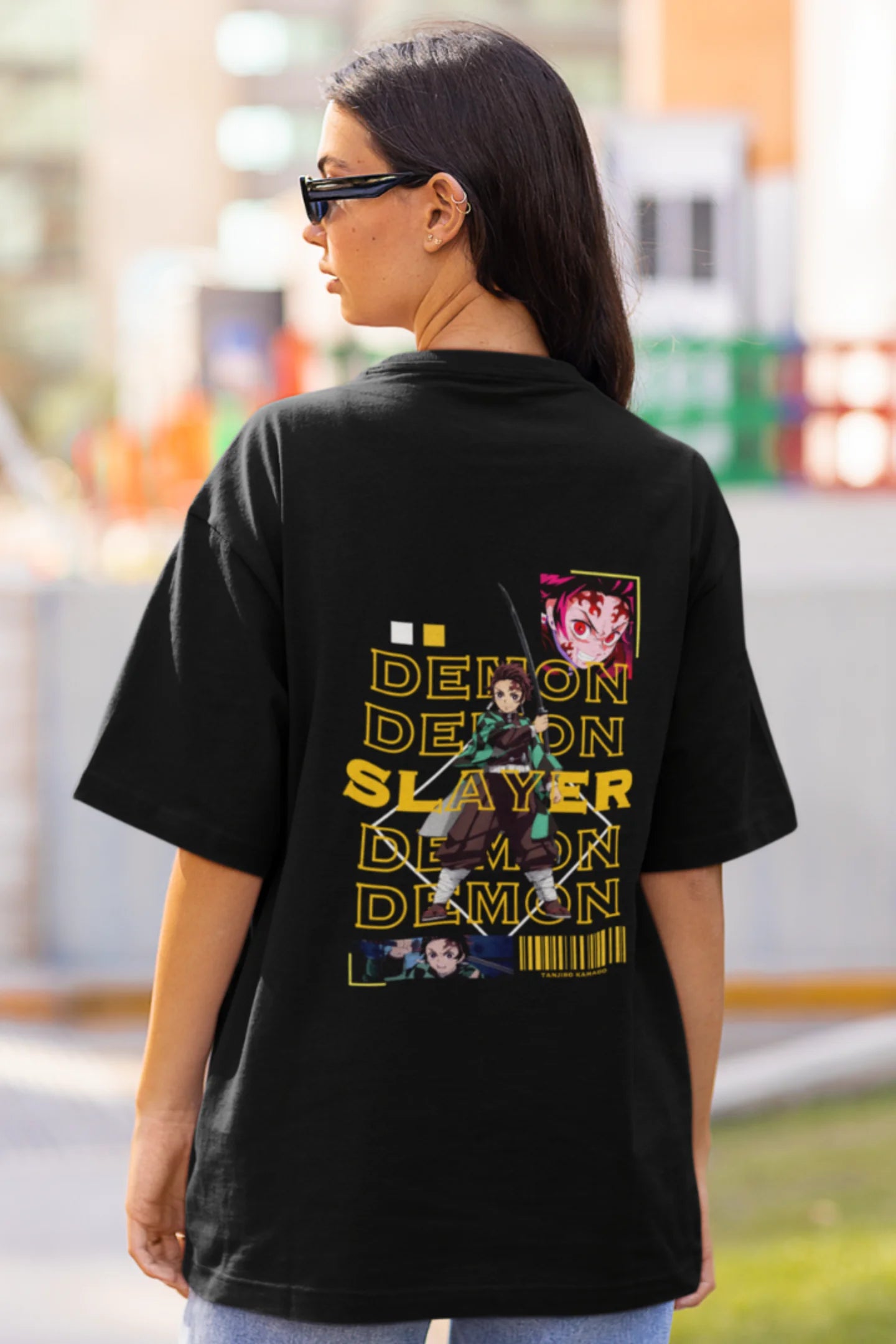 Demon Slayer | Anime | Dropped Sleeve Unisex Tee