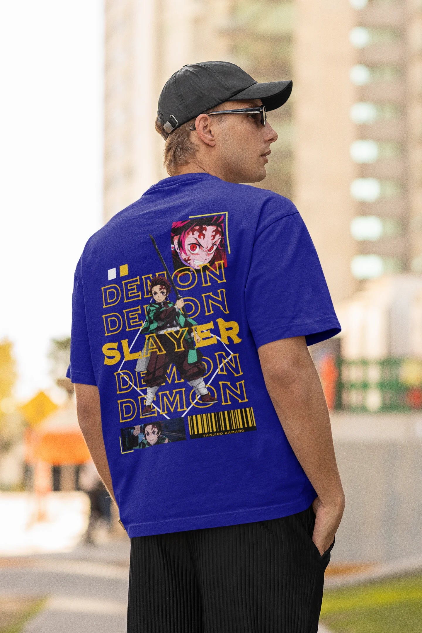 Demon Slayer | Anime | Dropped Sleeve Unisex Tee