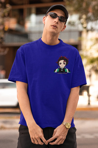 Demon Slayer | Anime | Dropped Sleeve Unisex Tee