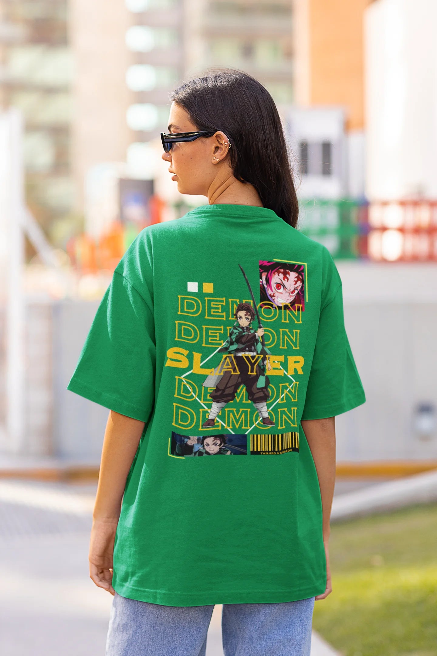 Demon Slayer | Anime | Dropped Sleeve Unisex Tee