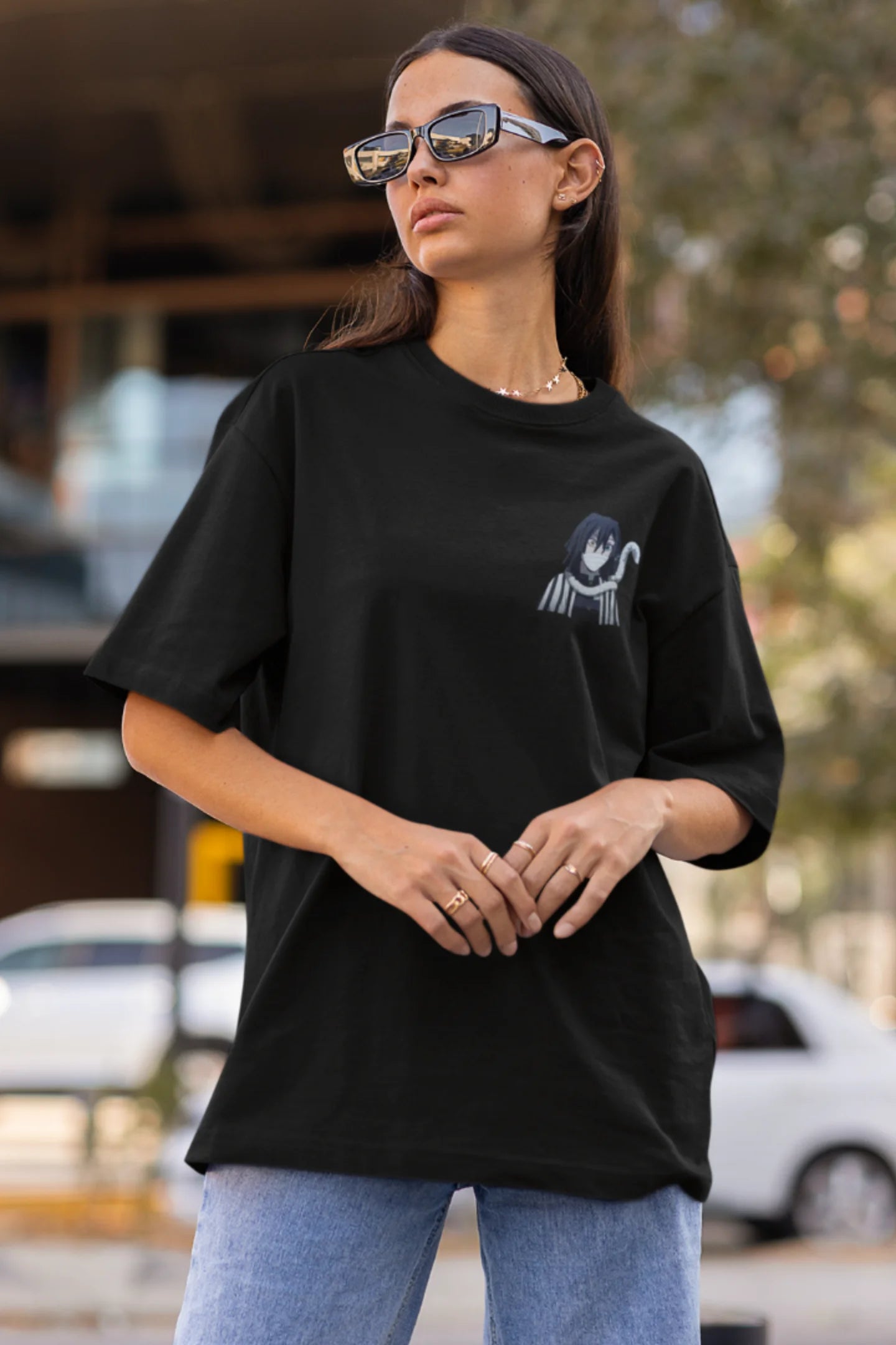 Obanai Iguro | Demon Slayer | Anime | Dropped Sleeve Unisex Tee