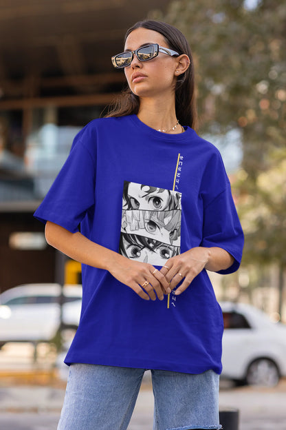 Tanjiro | Demon Slayer | Anime | Dropped Sleeve Unisex Tee