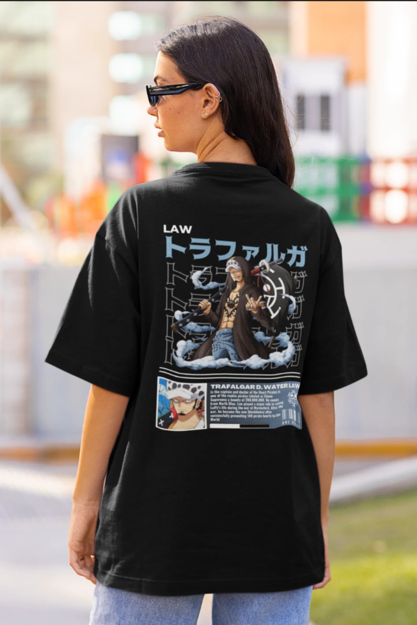 Trafalgar Law | One Piece | Anime | Dropped Sleeve Unisex Tee