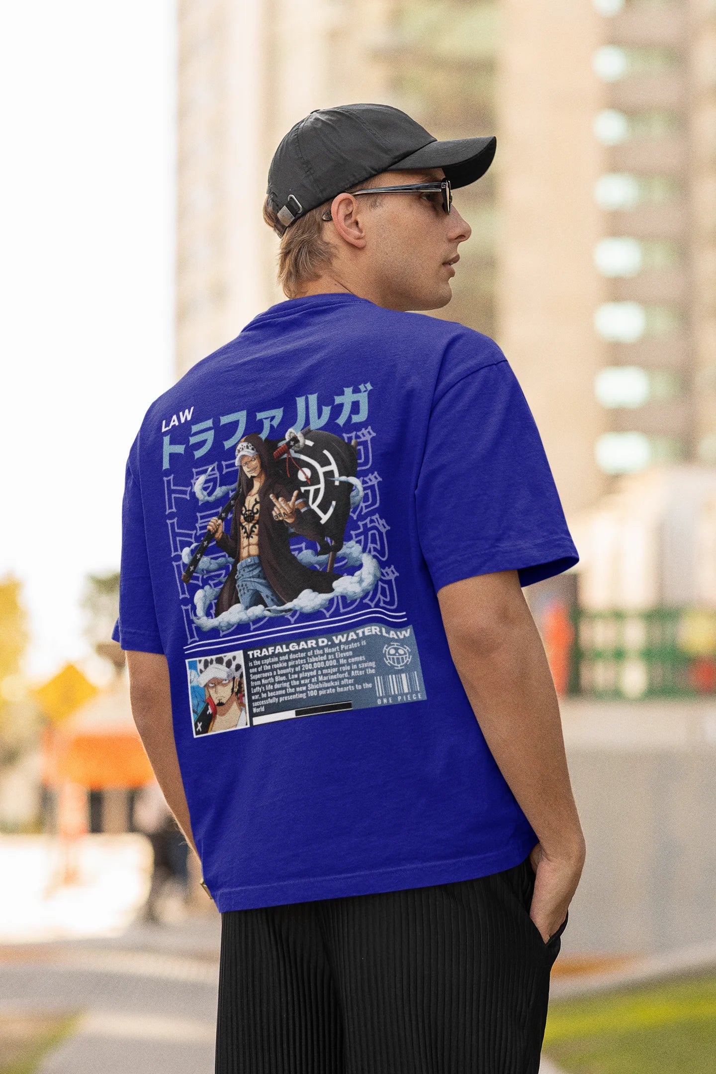 Trafalgar Law | One Piece | Anime | Dropped Sleeve Unisex Tee