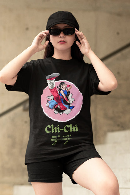 Chi Chi | Dragon Ball Z | Anime | Dropped Sleeve Unisex Tee