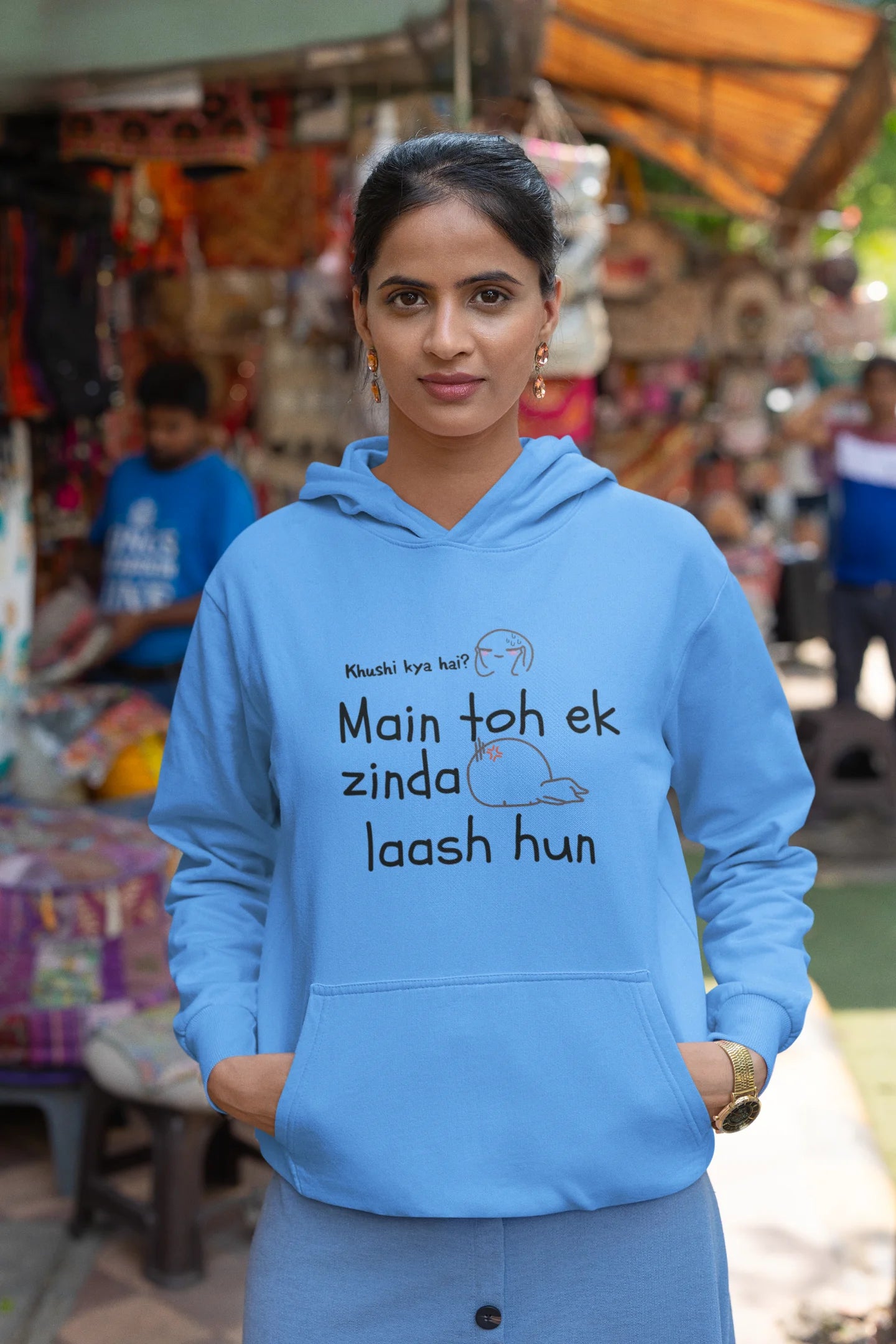 Zinda Laash | Meme Market  | Premium Unisex Winter Hoodie