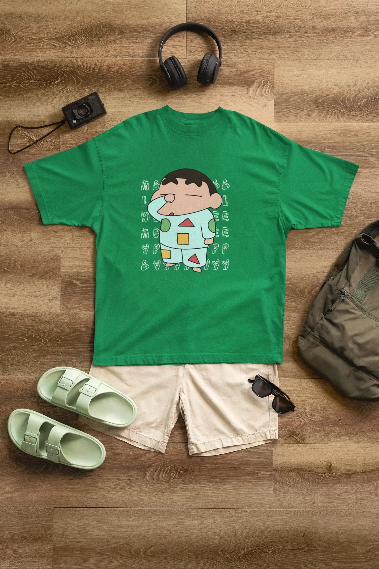 Always Sleepy | Shinchan | Dropped Sleeve Unisex Tee
