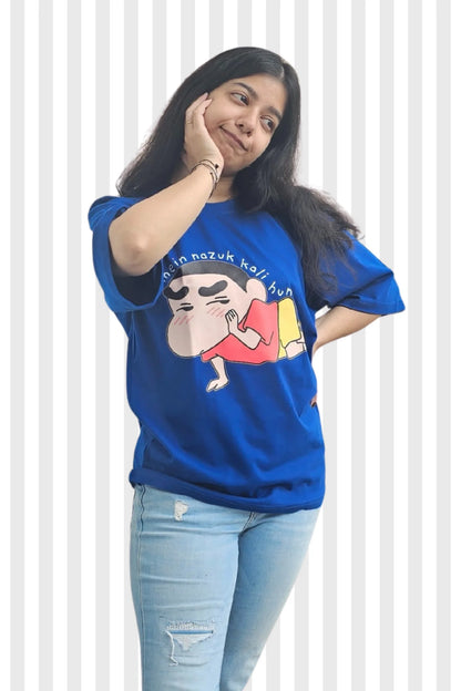 Nazuk kali | Shinchan | Dropped Sleeve Unisex Tee