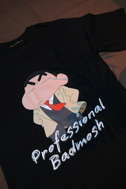Professional Badmosh | Shinchan | Dropped Sleeve Unisex Tee