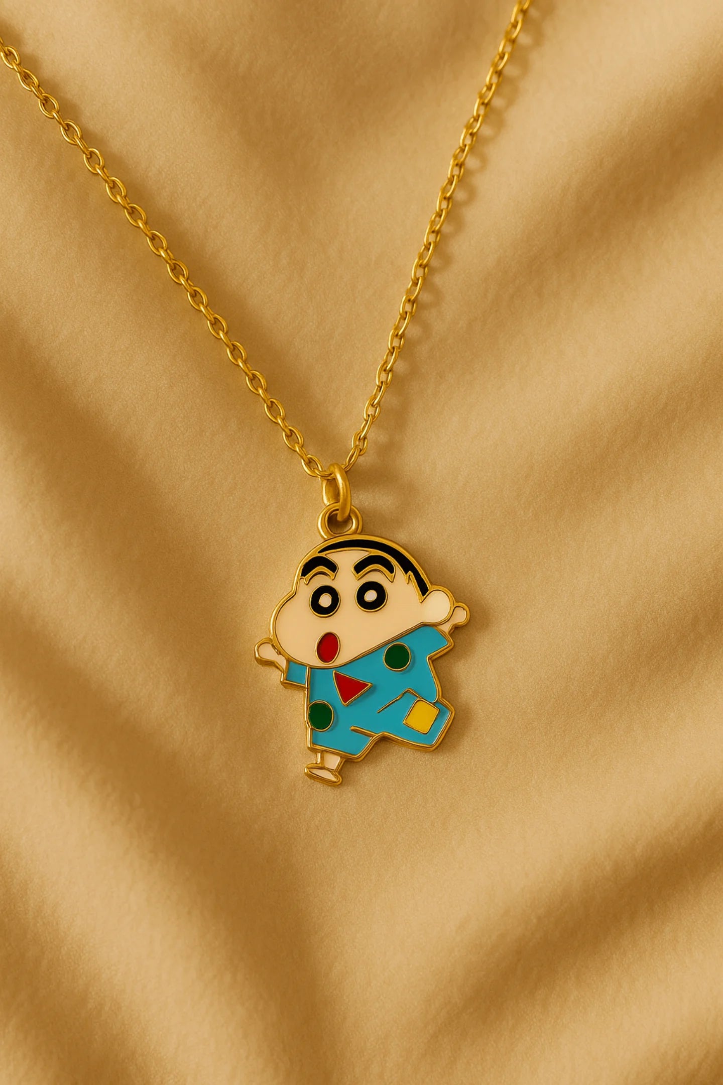 Shinchan | Anti-Tarnish Golden Chain