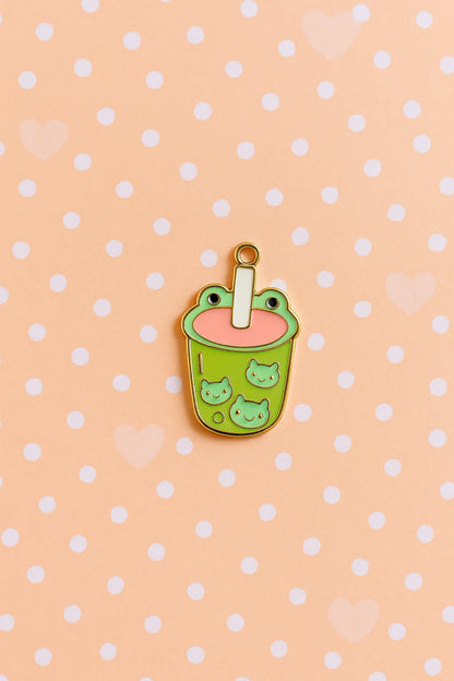 Frog Boba Tea | Aesthetic | Charms