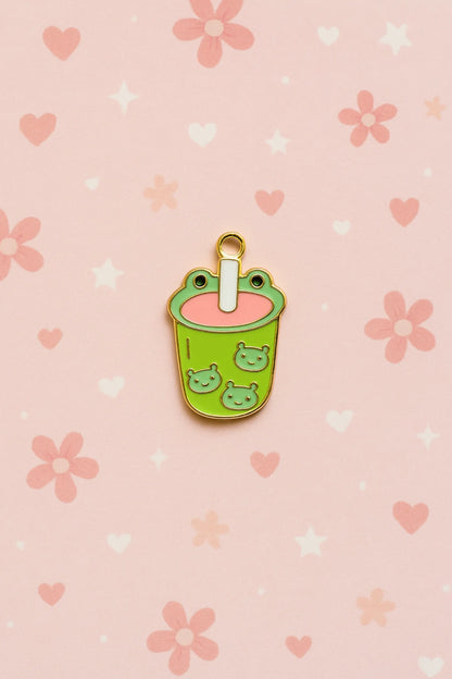Frog Boba Tea | Aesthetic | Charms