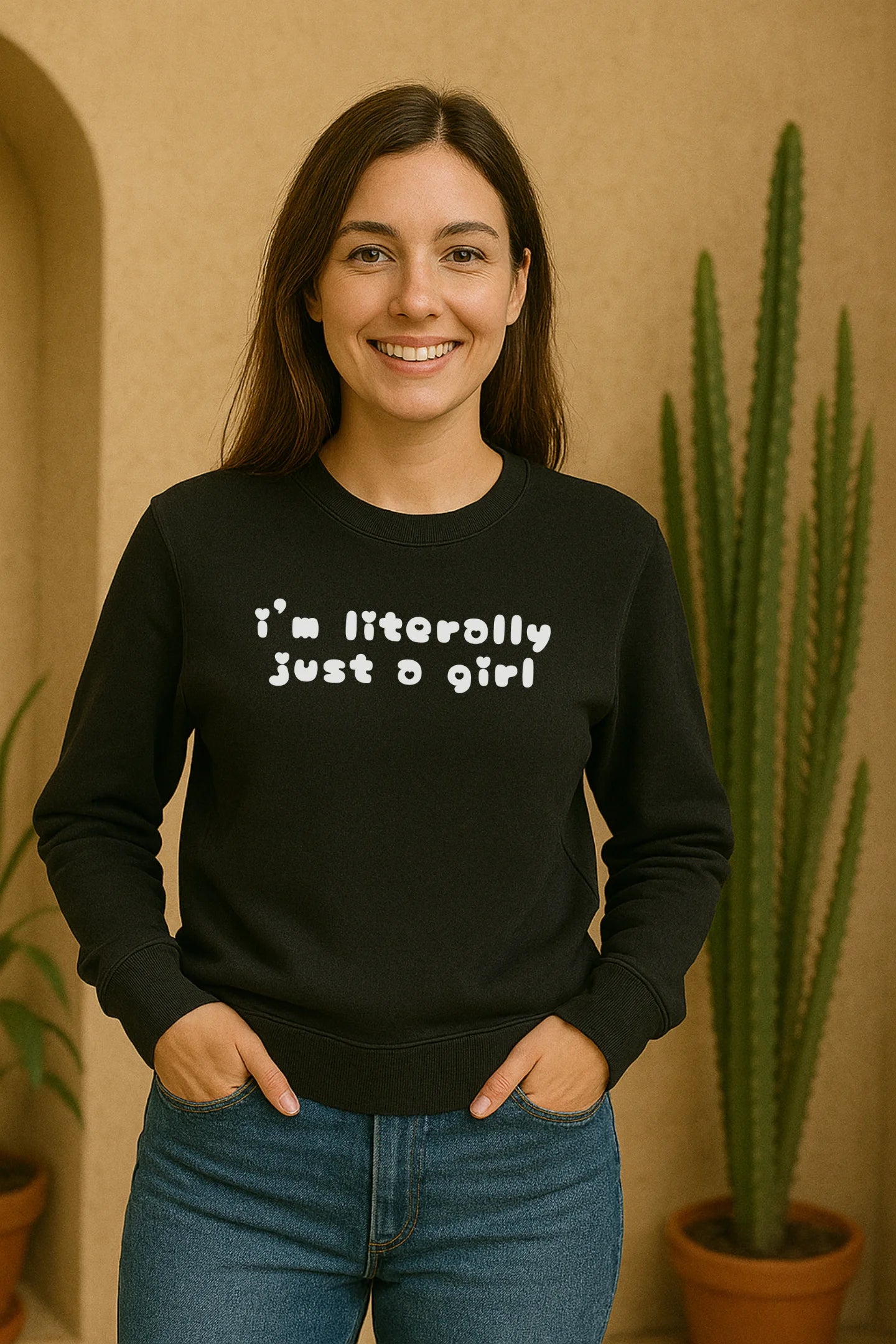 Just A Girl | Pinterest | Unisex Sweatshirt