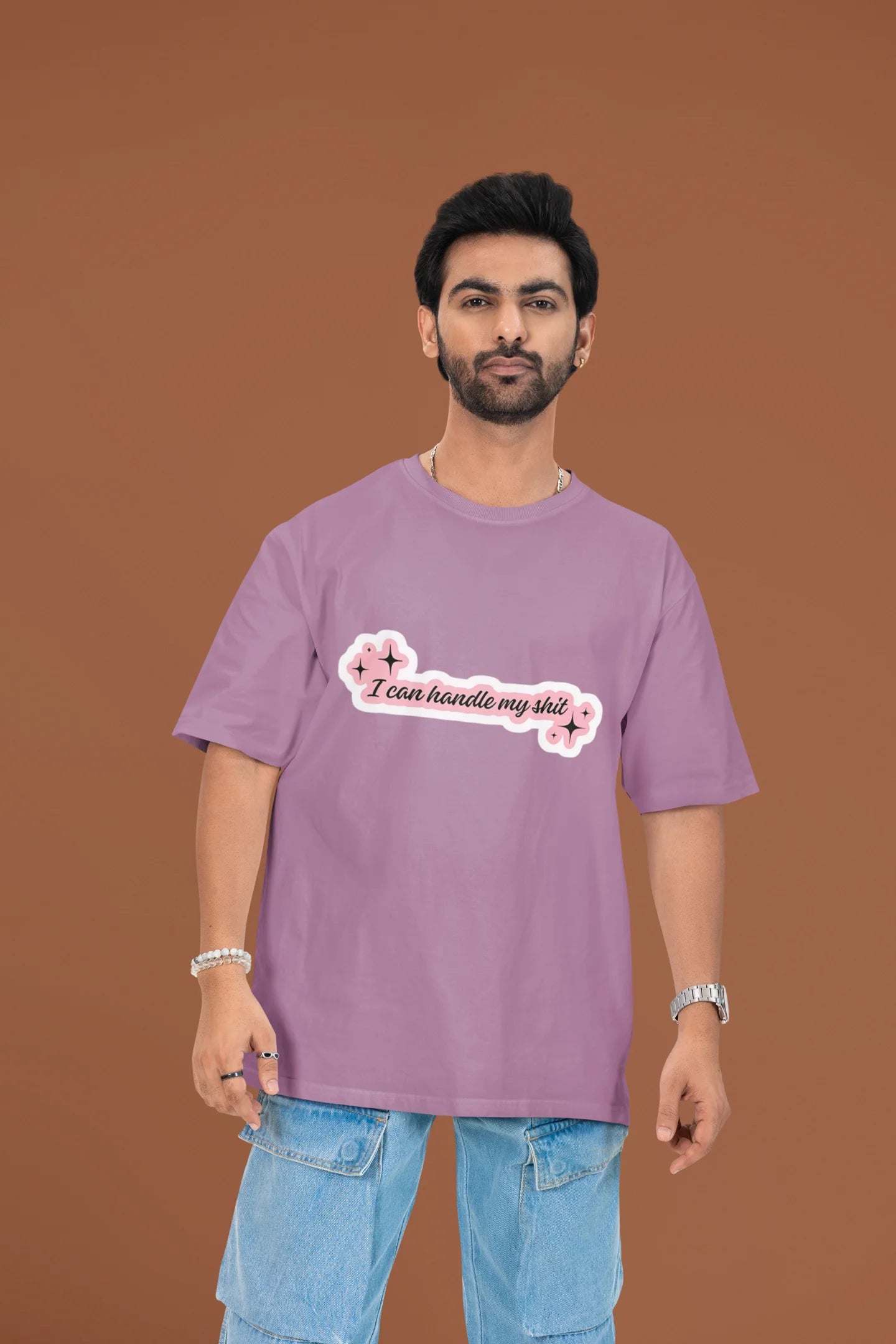 I can handle my shit | T.S | Dropped Sleeve Unisex Tee