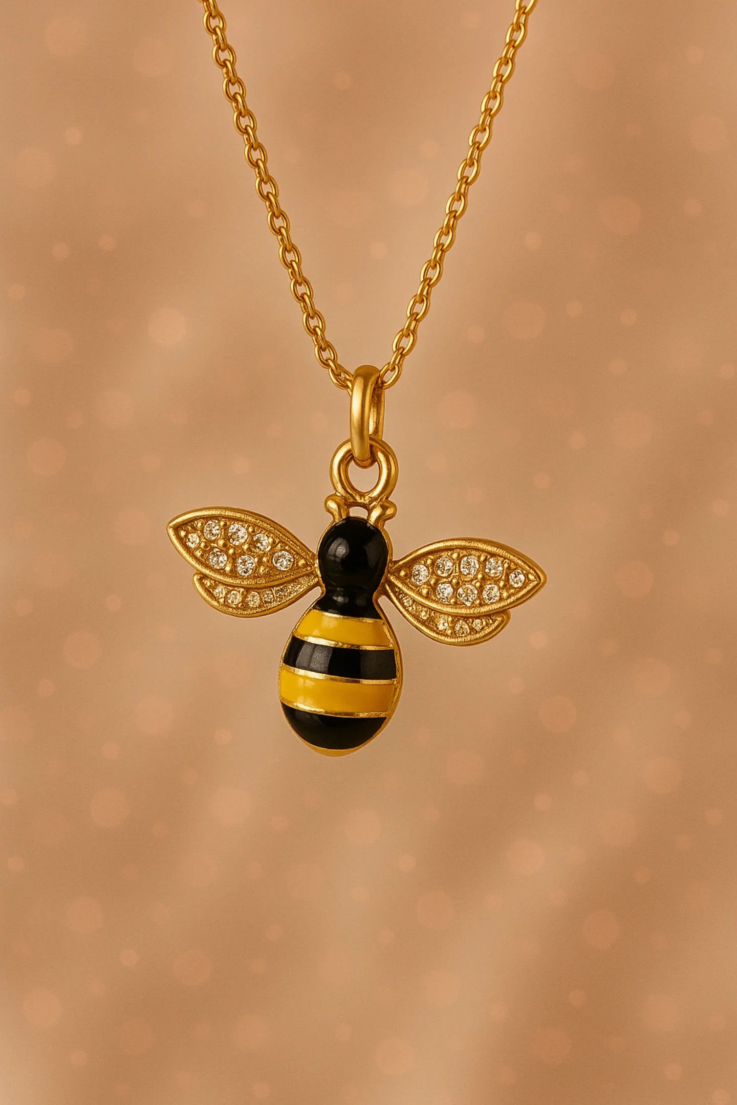 Honey Bee | Anti-Tarnish Golden Chain