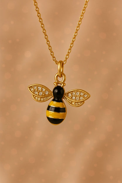 Honey Bee | Anti-Tarnish Golden Chain