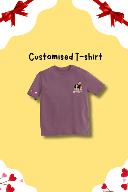 T-shirt Mini Gift Hamper | Convert Photo to Illustration/Ghibli-art | Gift for your loved ones