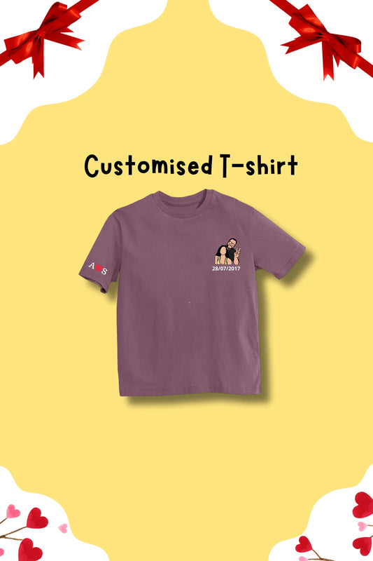 T-shirt Mini Gift Hamper | Convert Photo to Illustration/Ghibli-art | Gift for your loved ones