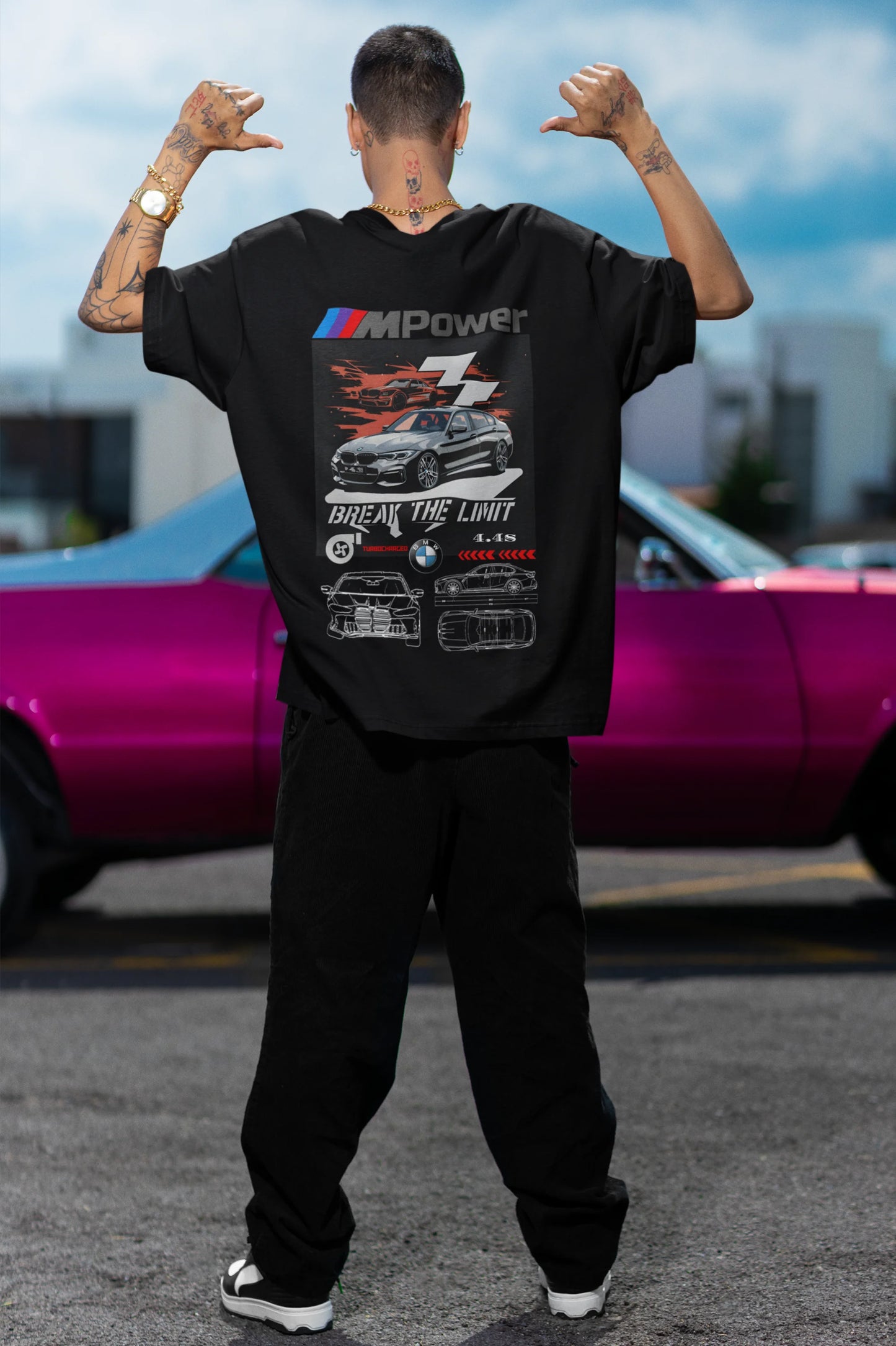 BMW | Super Cars | Dropped Sleeve Unisex Tee