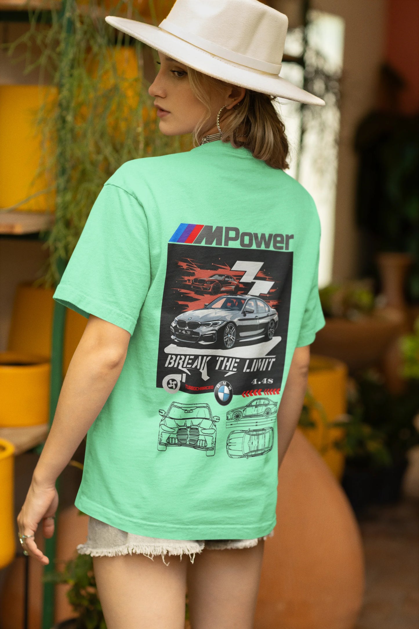 BMW | Super Cars | Dropped Sleeve Unisex Tee