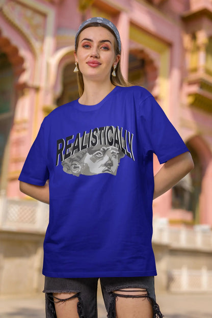 Greekish | Typography | Dropped Sleeve Unisex Tee