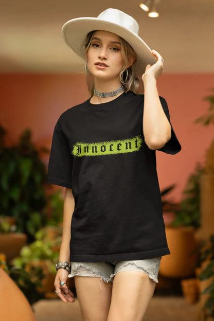 Innocent | Brutalism | Dropped Sleeve Unisex Tee
