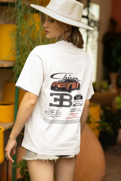 Bugatti Chiron | Super Cars | Dropped Sleeve Unisex Tee