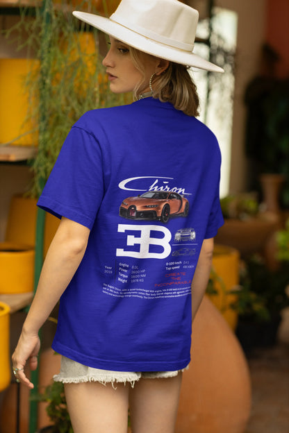 Bugatti Chiron | Super Cars | Dropped Sleeve Unisex Tee