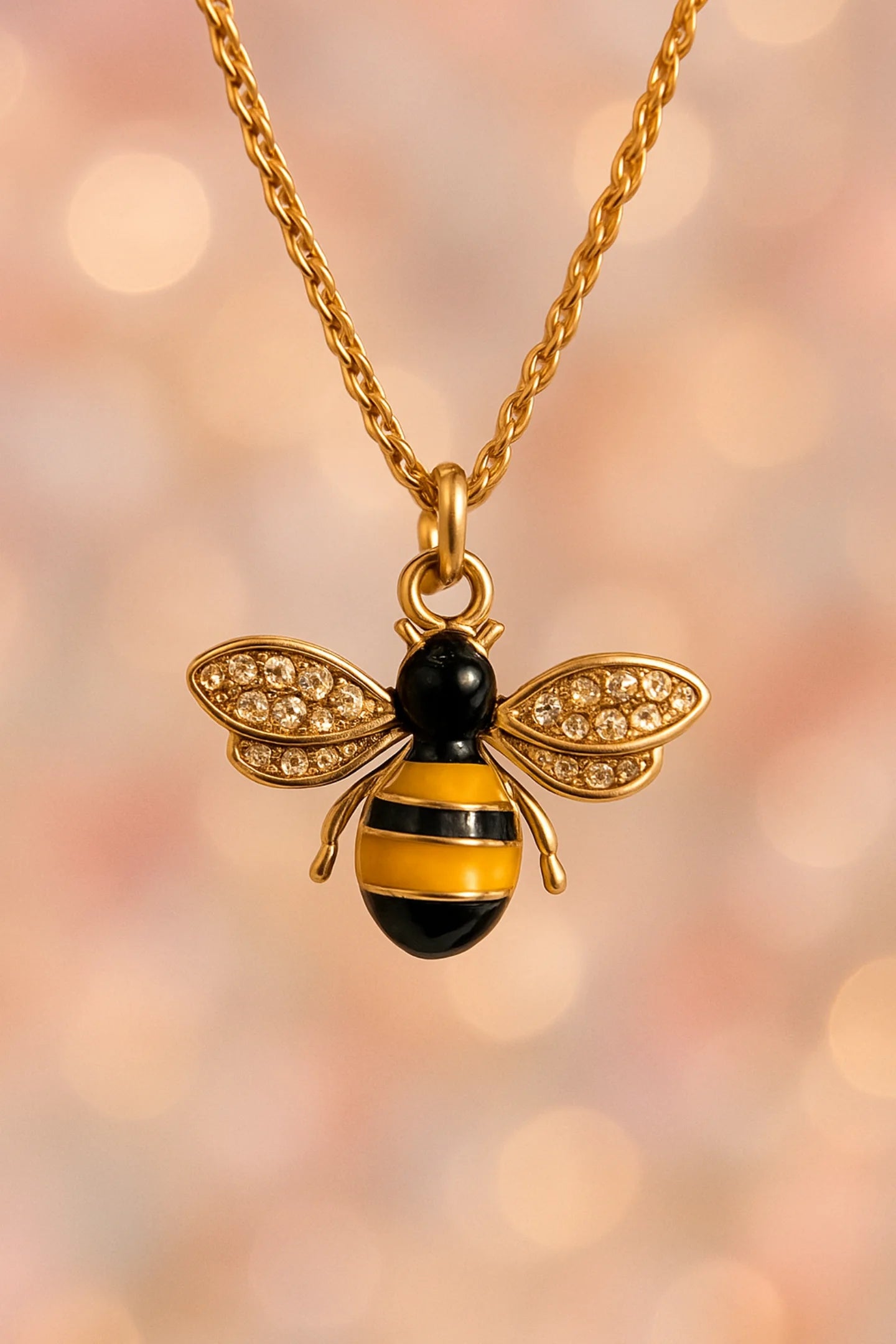 Honey Bee | Anti-Tarnish Golden Chain