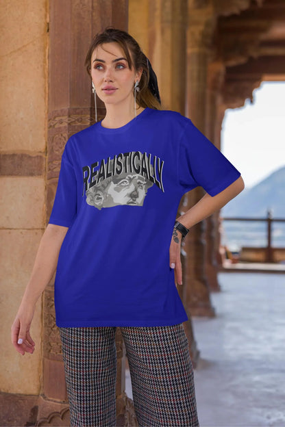 Greekish | Typography | Dropped Sleeve Unisex Tee