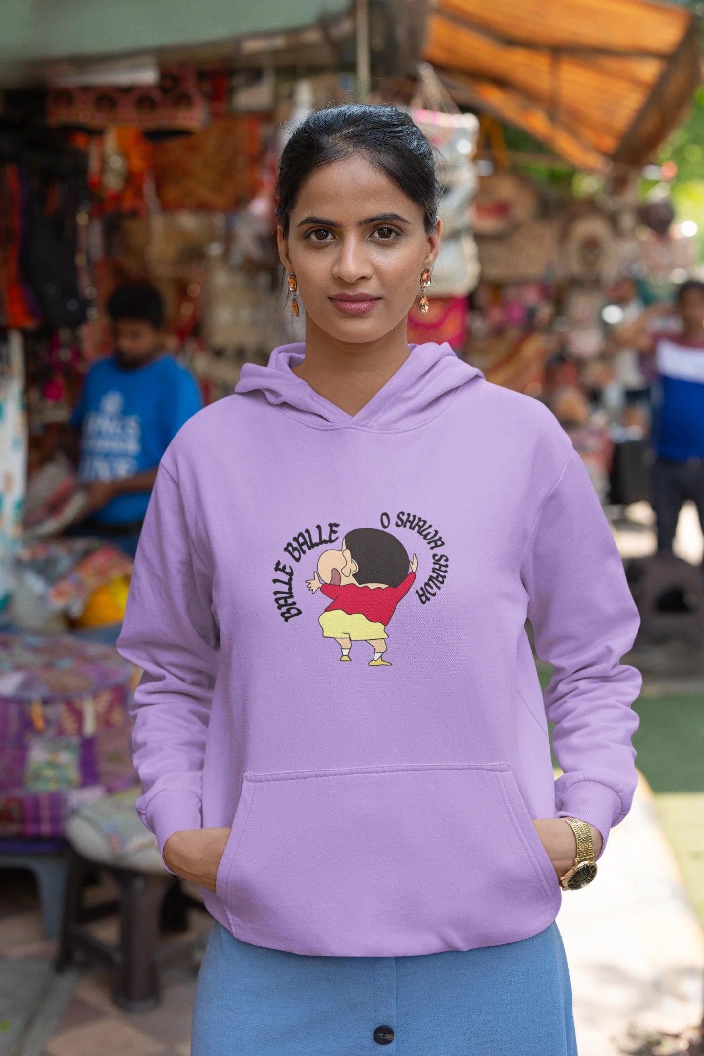Balle Balle | Shinchan | Premium Unisex Winter Hoodie