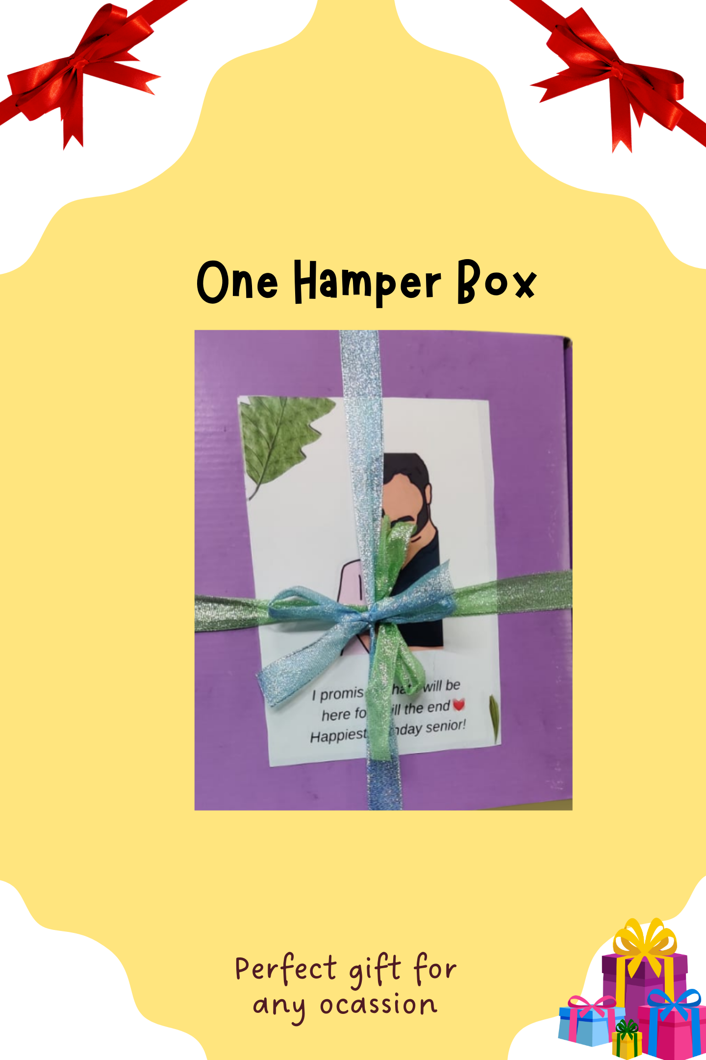 Oversized T-shirt Mini Gift Hamper | Customised Gift for a happy occasion