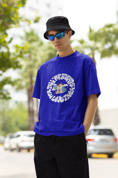 Tell your friends you love them | Aesthetic | Dropped Sleeve Unisex Tee