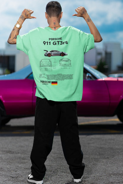 Porsche 911 | Super Cars | Dropped Sleeve Unisex Tee