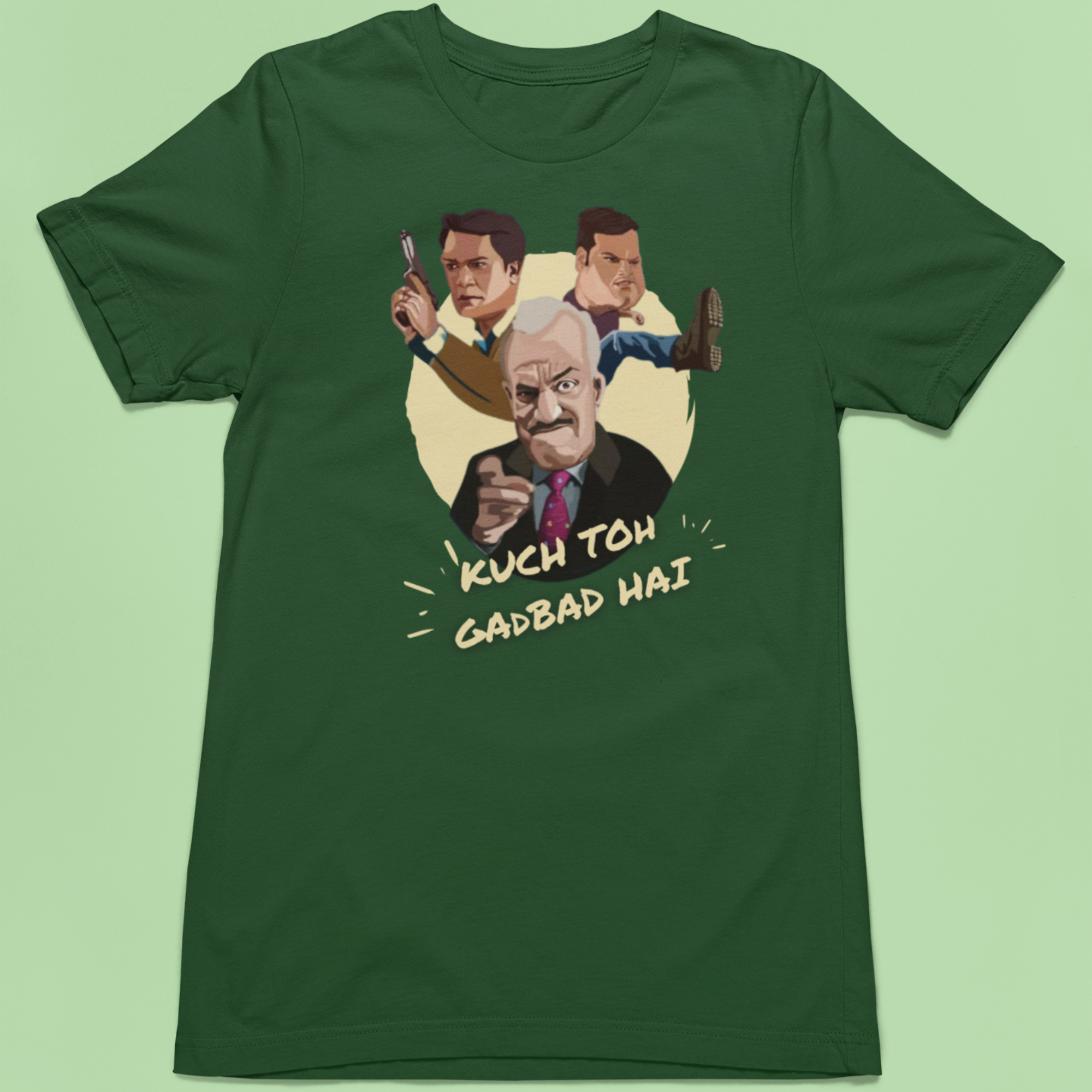 Kuchh to gadbad hai | Premium Half Sleeve Unisex T-Shirt