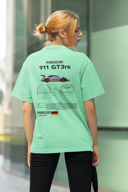 Porsche 911 | Super Cars | Dropped Sleeve Unisex Tee