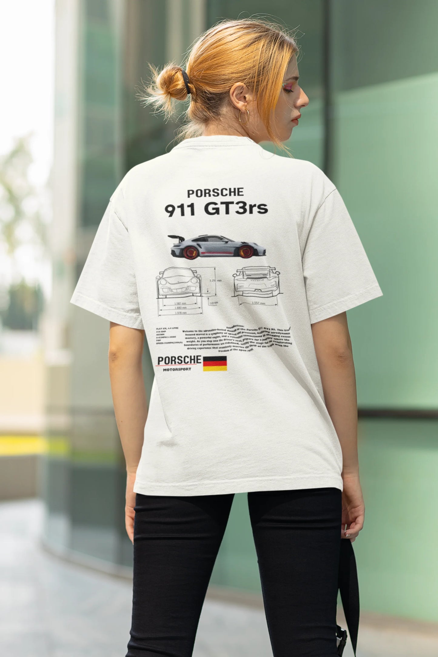 Porsche 911 | Super Cars | Dropped Sleeve Unisex Tee