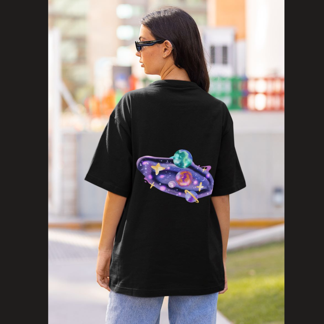 Galaxy | Dropped Sleeve Unisex Tee
